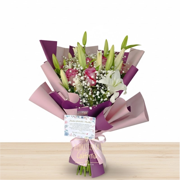 Bouquet de rosas clásico